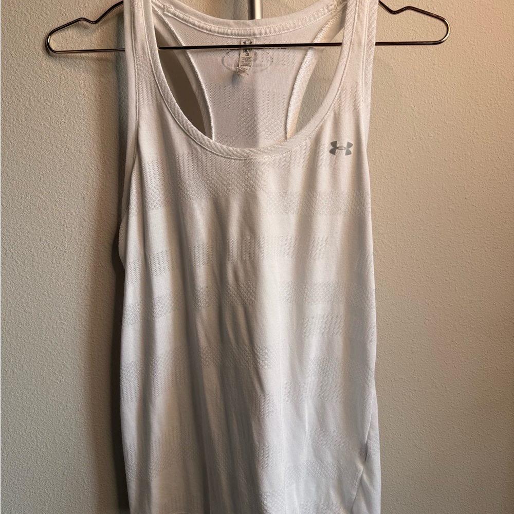 Women’s Under Armour White Athletic Tank